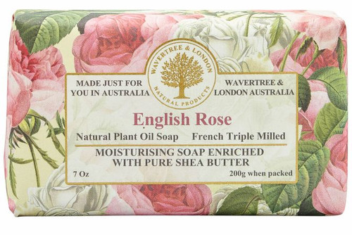 Wavertree & London Soap Bar English Rose 200g Wavertree & London Soap Bar English Rose 200g
