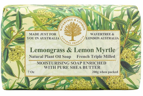 Wavertree & London Soap Bar Lemongrass & Lemon Myrtle 200g