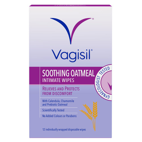 Vagisil Feminine Intimate Itch Relief Wipes 12 Pack