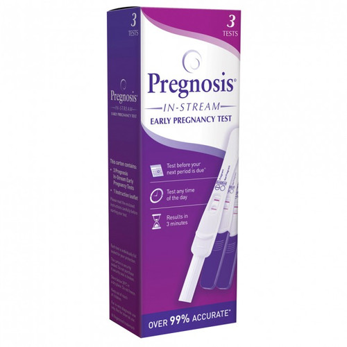 Pregnosis Early In-Stream Pregnancy Test 3 Pack