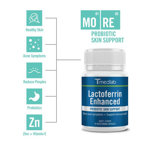 Medlab Lactoferrin Enhanced 30 Capsules