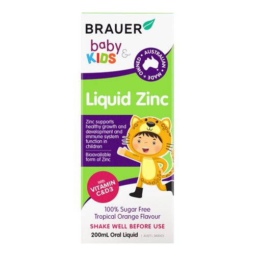 Brauer Baby & Kids Liquid Zinc 200ml