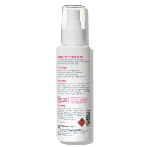 Plunkett's NS 8 Deo Foot Fresh Spray 100mL Pump