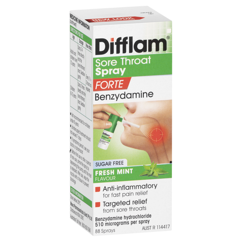 Difflam Sore Throat Spray Forte 88 Sprays 15mL