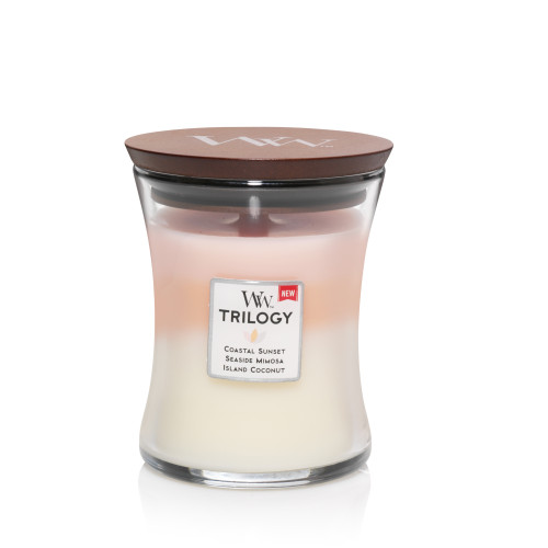 WoodWick Island Getaway Trilogy Medium Candle