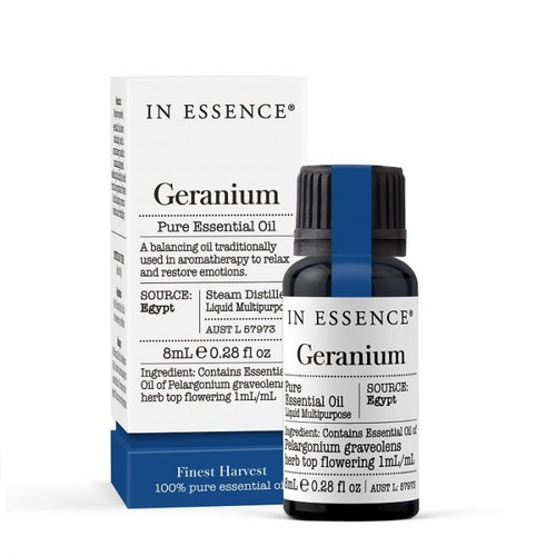 In Essence Geranium Pure Essential Oil 8ml In Essence Geranium Pure Essential Oil 8ml