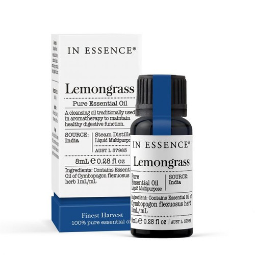 In Essence Lemongrass Pure Essential Oil 8ml In Essence Lemongrass Pure Essential Oil 8ml