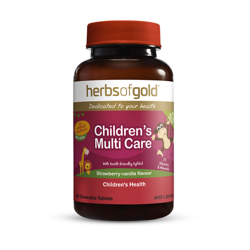 Herbs of Gold Children's Multi Care 60 Chewable Tablets