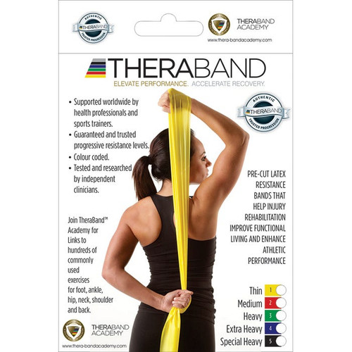 TheraBand Resistance Bands - yellow thin