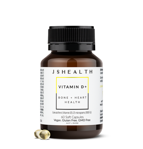 JSHealth Vitamin D + Bone & Heart Health 60 Capsules