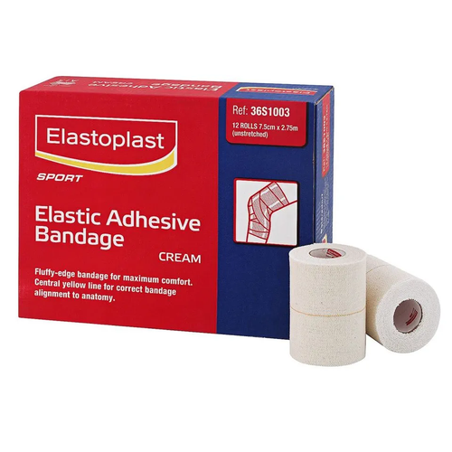 Elastoplast Sport Elastic Adhesive Bandage 7.5cm x 2.75m 1 Roll