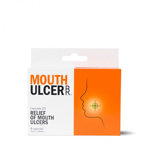 MouthUlcer Mouth Ulcer Relief 8 Capsules