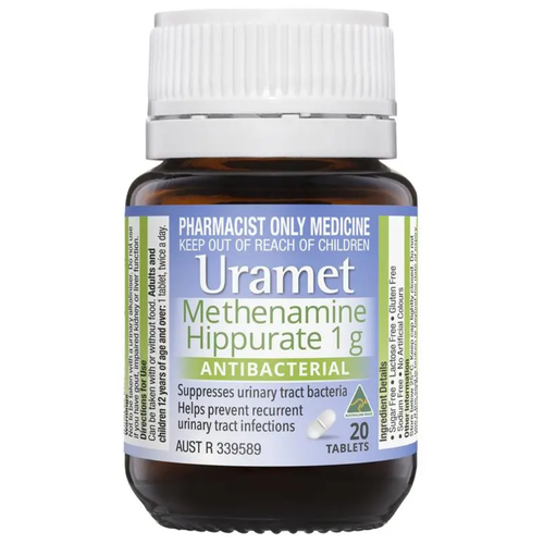 Uramet Urinary 1g 20 Tablets