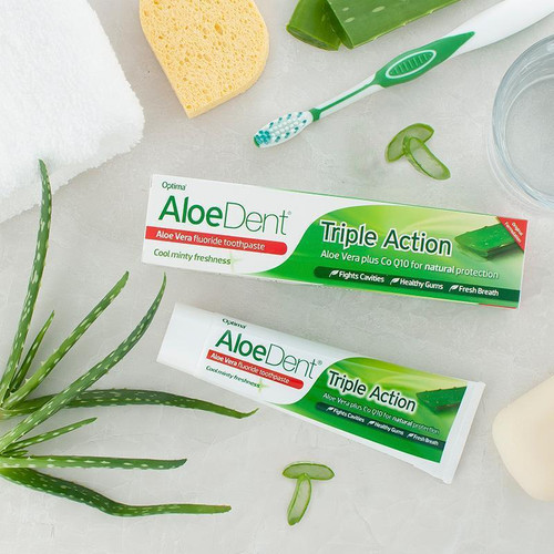 Optima AloeDent® Triple Action Fluoride Toothpaste 100ml