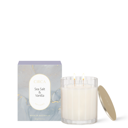 Circa Home Sea Salt & Vanilla Soy Candle 350g Circa Home Sea Salt & Vanilla Soy Candle 350g