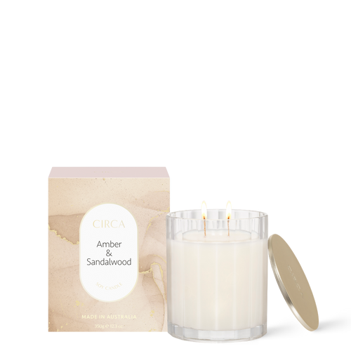 Circa Home Amber & Sandalwood Soy Candle 350g