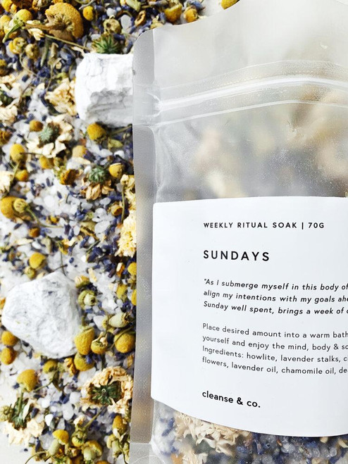 cleanse & co. Sundays Ritual Soak 70g