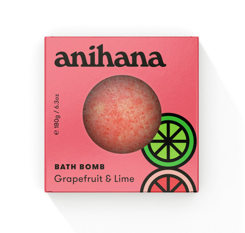 Anihana Grapefruit and Lime Bath Bomb 180g