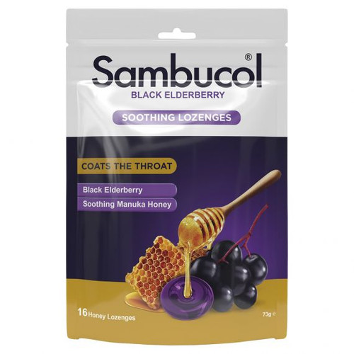 Sambucol Soothing Relief Throat 16 Lozenges