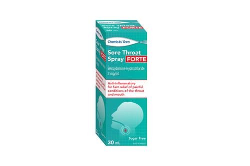 Chemists' Own Sore Throat Spray 30ml Chemists' Own Sore Throat Spray 30ml