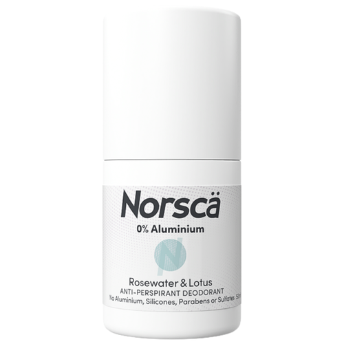 Norsca Aluminium Free Rosewater & Lotus Roll On Deodorant 50mL