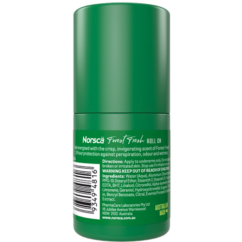 Norsca Forest Fresh Roll On Anti-Perspirant Deodorant 50ml