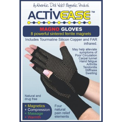 Body Assist Activease Magno Gloves Black Large