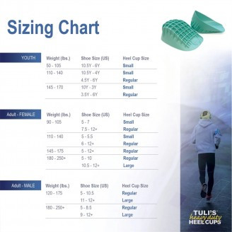 Tulis Heavy Duty Heel Cups Regular