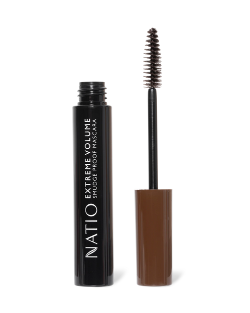 Natio Extreme Volume Smudge Proof Mascara Brown