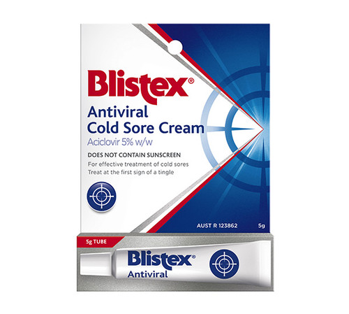 Blistex Antiviral Cold Sore Cream 5g