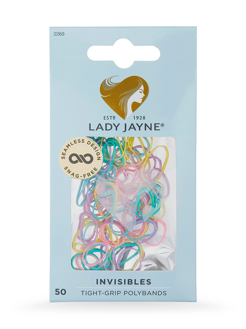 Lady Jayne Invisibles Polybands 2269 Pastel 50 Pack