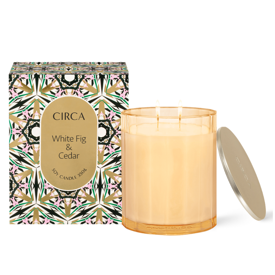 Shop Circa Home White Fig and Cedar Fragrance Candle 350g