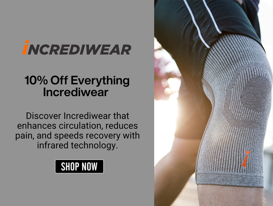 Light grey banner with headline 10 off everything incrediwear