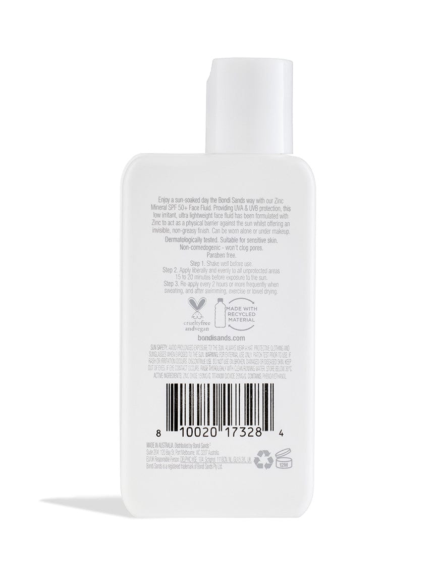 Shop Bondi Sands Zinc Mineral SPF 50+ Face Fluid 50ml