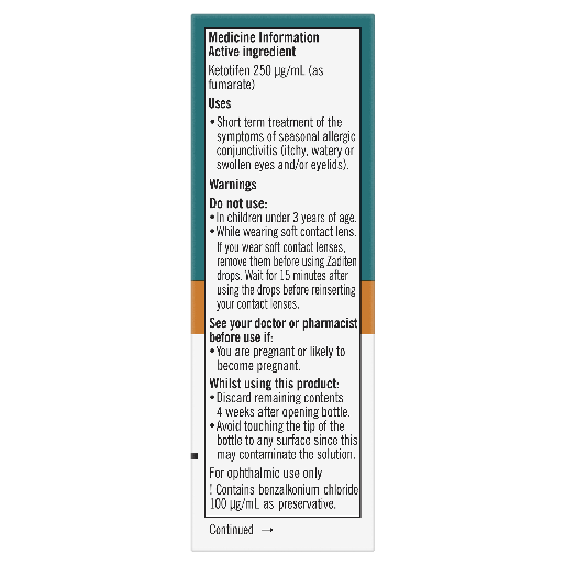 Shop Zaditen Eye Drops 5mL