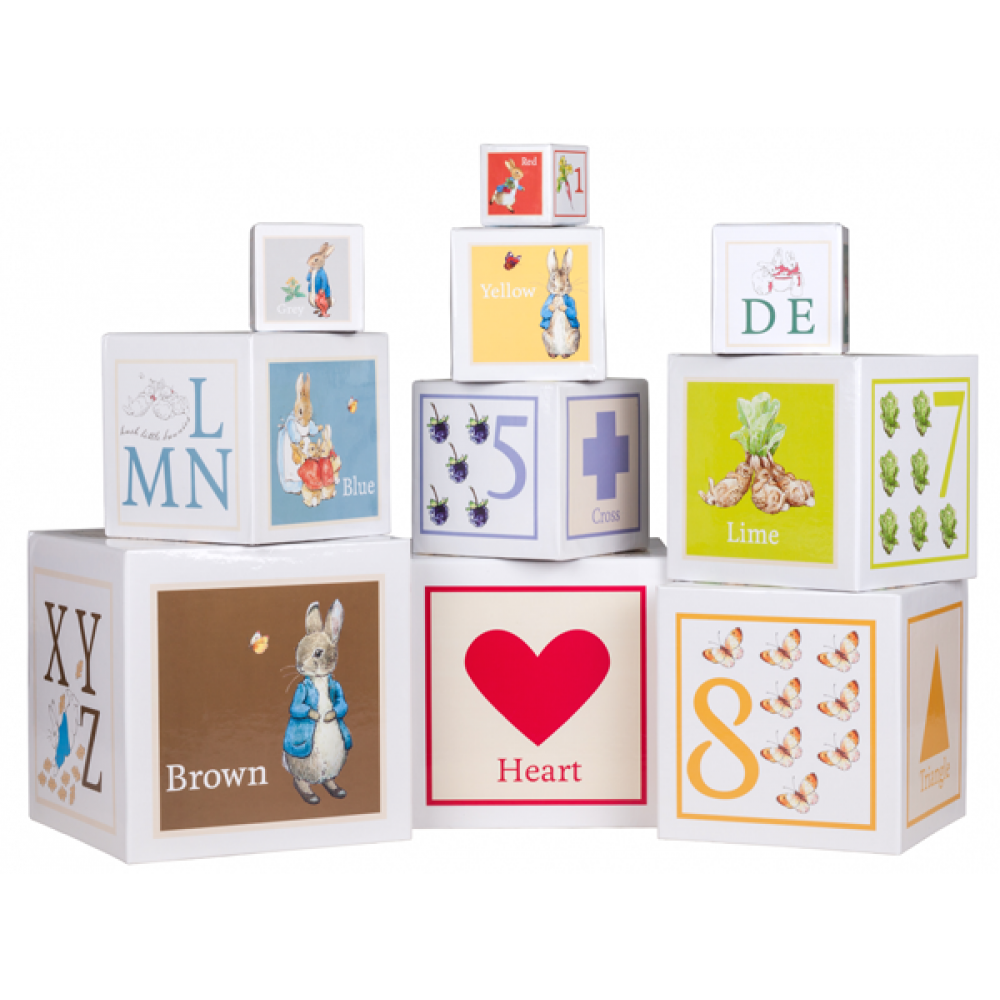 Pet Rabbit Blocks Shop Peter Rabbit Stackable Learning Blocks
