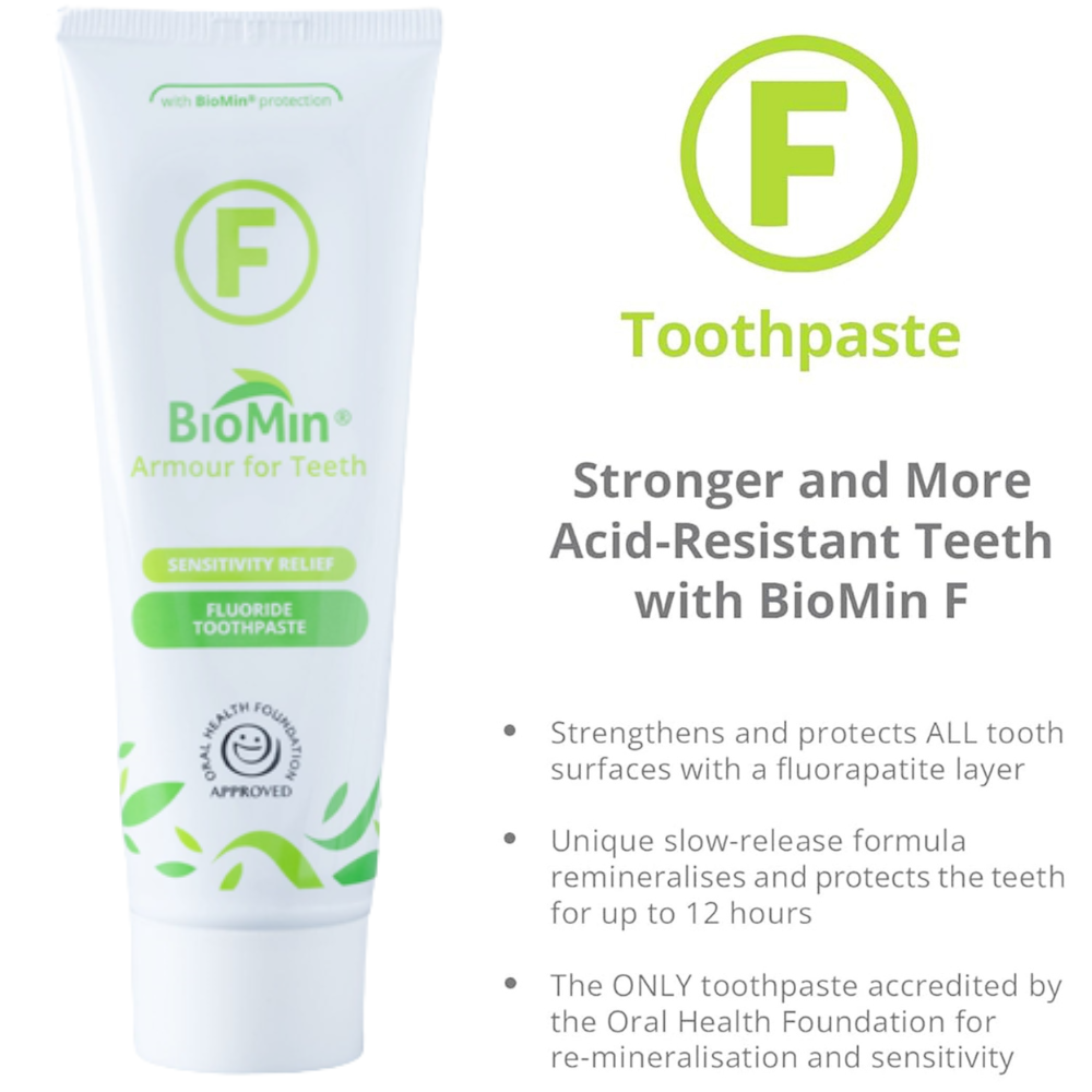 BioMin F Armour for Teeth Sensitivity Relief Fluoride Toothpaste 75 mL