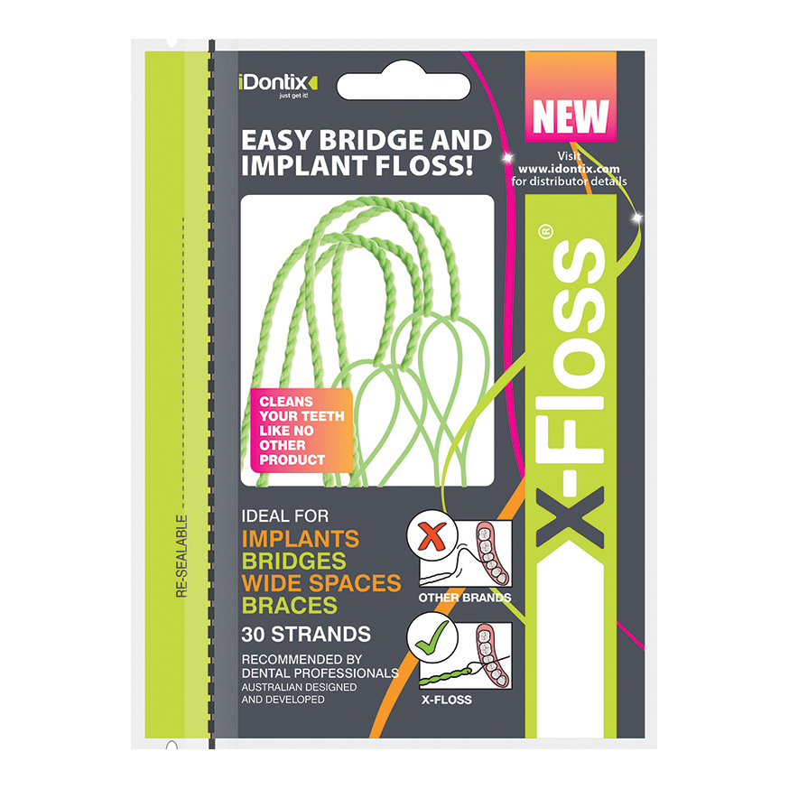 Shop XFloss Dental Floss 30 Pack by iDontix