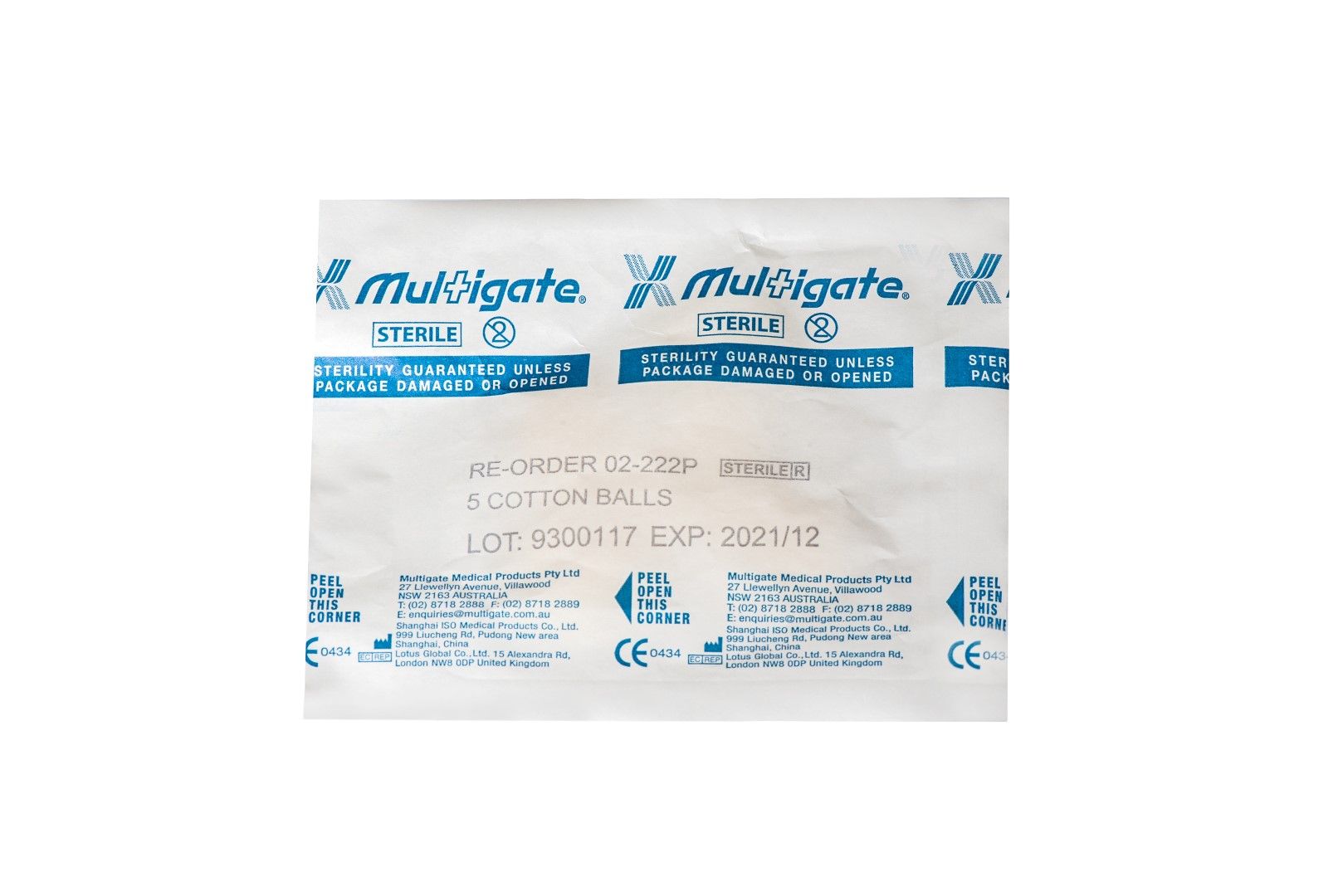 Shop Multigate Non-Woven Cotton Wool Balls 5 Pack by Multigate