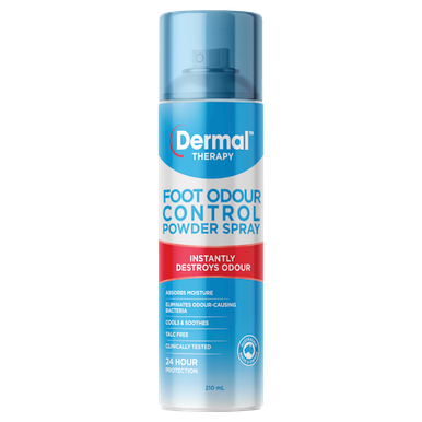 Shop Foot Odour Control Powder Spray By Dermal Therapy shop-foot-odour-control-powder-spray-by-dermal-therapy