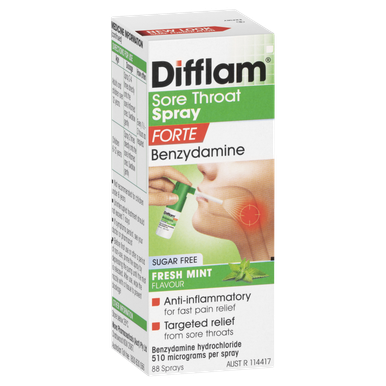 Shop Sore Throat Spray Forte 88 Sprays by Difflam