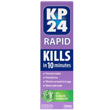 Shop Rapid Head Lice Treatment 150ml by KP24