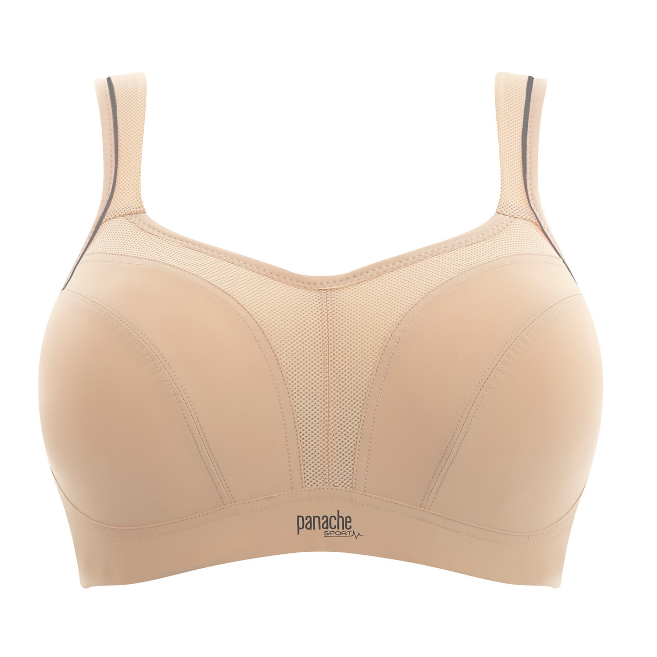 Wired Sports Bra - Latte - Ella Coco Lingerie