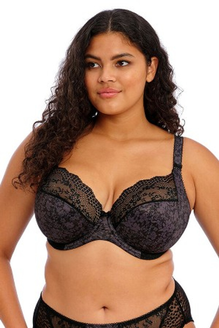 Elomi Women's Plus Size Lucie Underwire Plunge Bra, Meadow, 46D