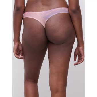 Soft Stretch Thong-Iris Print FW25