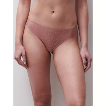 Soft Stretch Thong -Pink Leo Shimmer FW25