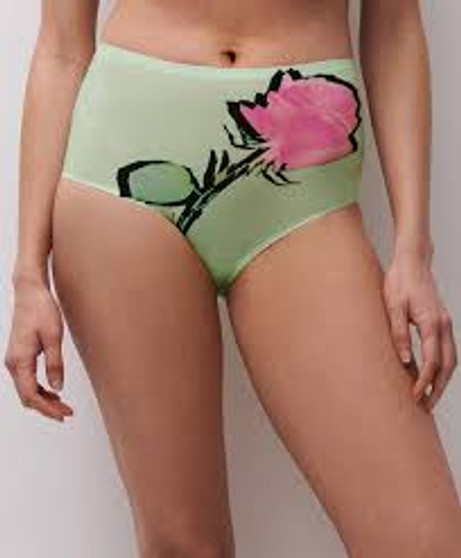 Soft Stretch Full Brief-Cut Out Rose FW25