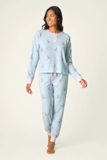 Ski Jammies Classics PJ Cuffed Pant Set FW25