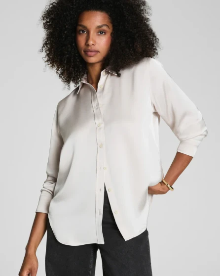 Silky Button Down