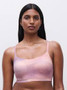 Soft Stretch Bralette w/Adj Straps -Iris Print FW25